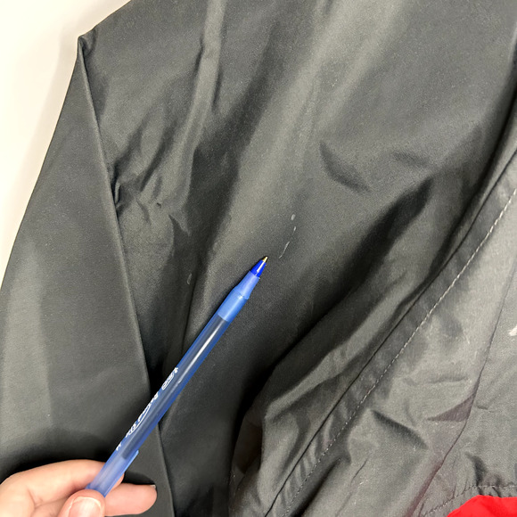 Vintage White Sierra Windbreaker Womens M Half Zip Colorblock Fall Jacket - Picture 16 of 16